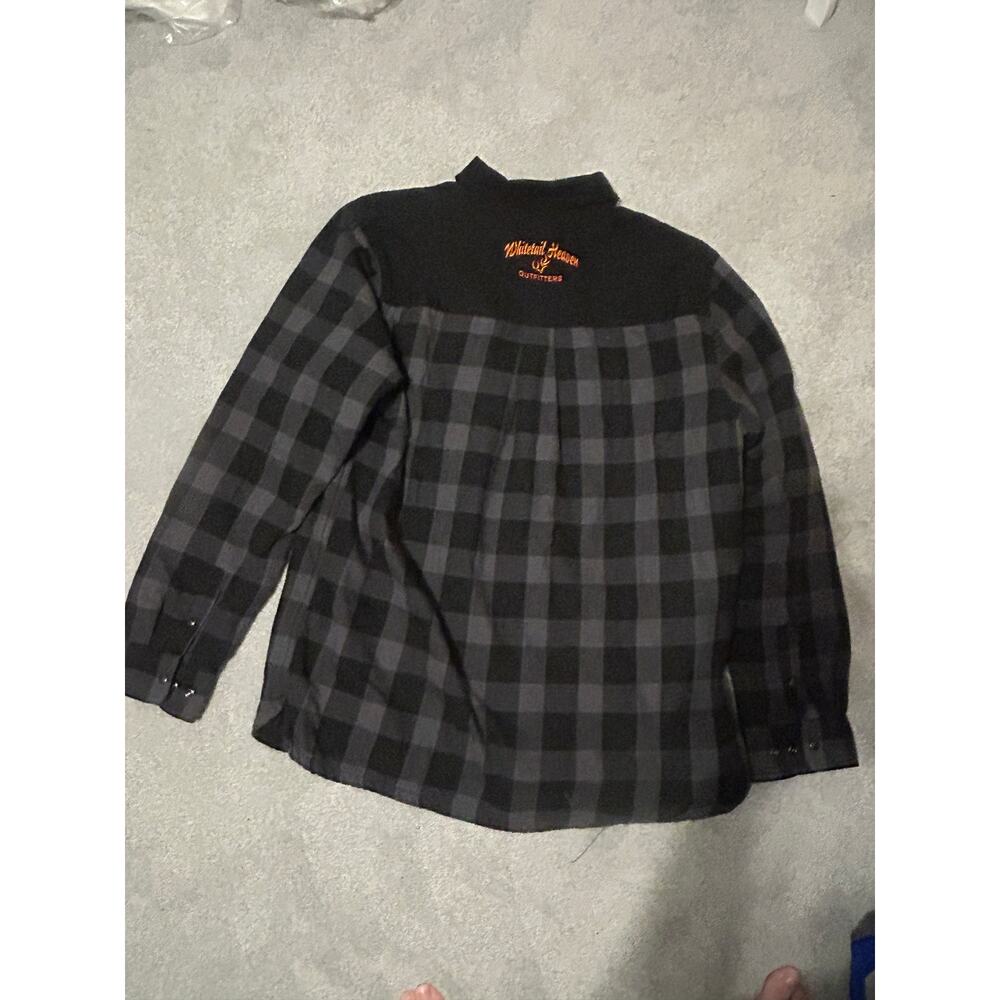 Stormtech Performance Plaid Flannel Jacket Black … - image 4